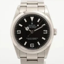 Rolex — Rolex Explorer I 214270 SS AT Black Dial 2 Extra Links — Watch — deal