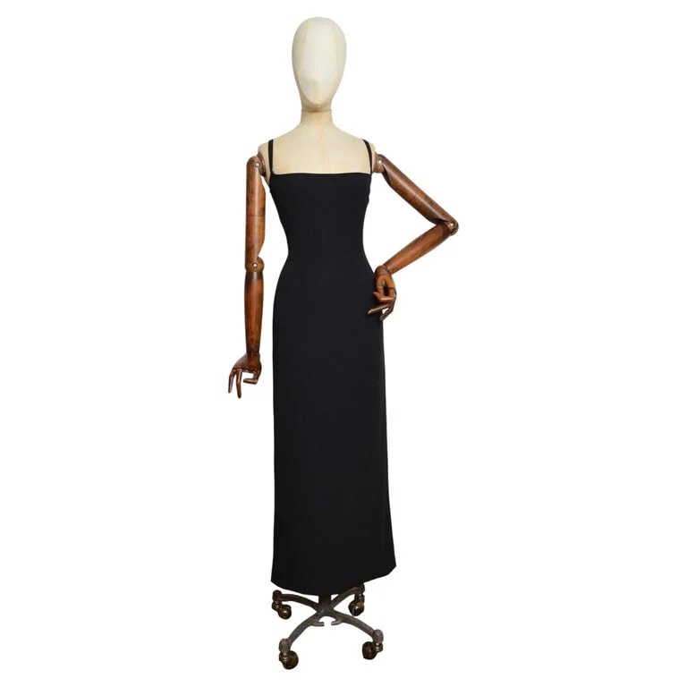 Dolce & Gabbana — c.1999 Dolce & Gabbana Long Bustier Corseted Full Length Cocktail Dress — Clothing — resale