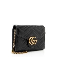 Gucci Matelasse GG Marmont Wallet on Chain 2