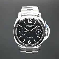 Panerai — Panerai Luminor Marina 40mm Black Dial Steel Bracelet PAM00050 2003 — Watch — resale