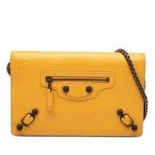 Balenciaga — Balenciaga Giant City Chain Wallet 444056 S BA — Handbag — resale