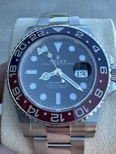 Rolex GMT-Master II Pepsi RED Blue Black Steel 40mm 126710 Blro Date 2