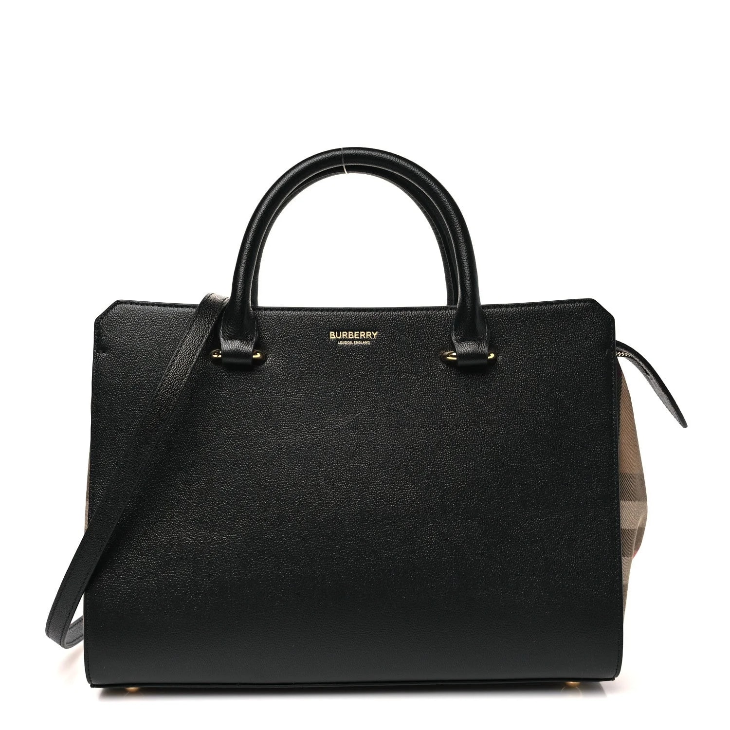 Burberry — Mega Check Small Banwell — Handbag — resale