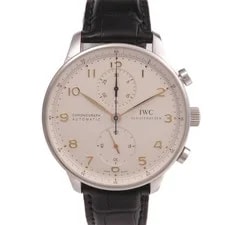 IWC — IWC Portugieser Chronograph IW371401 Automatic Stainless Steel White — Watch — resale