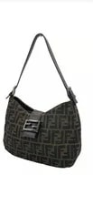 Fendi Mamma Bucket Hobo Half Moon Baguette 2