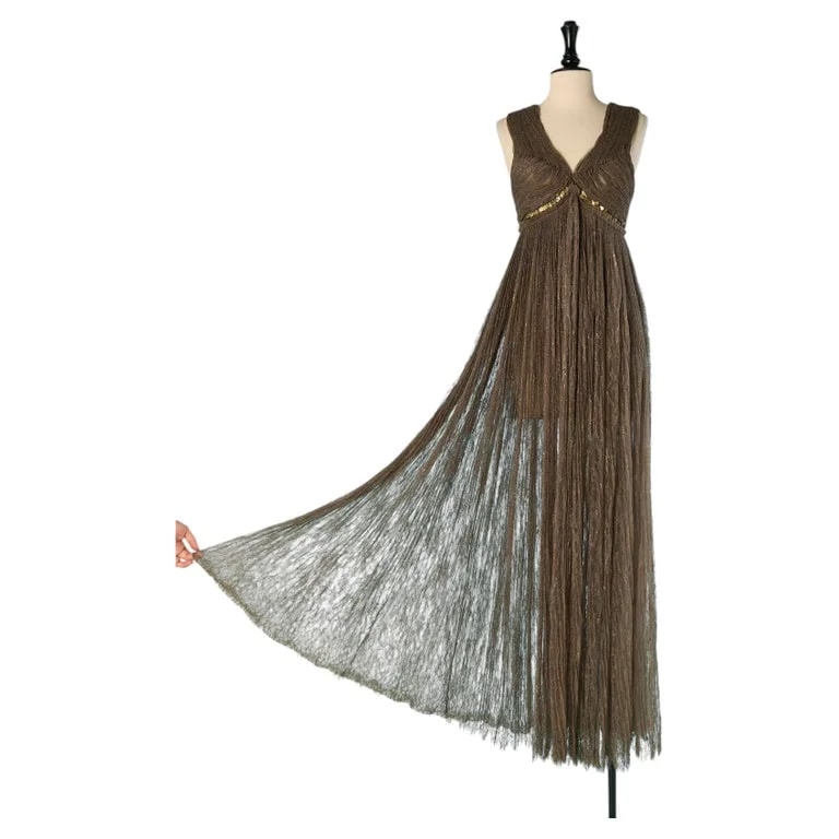 Alber Elbaz, Lanvin Paris — Pleated Evening Dress Lanvin By Alber Elbaz — Clothing — resale