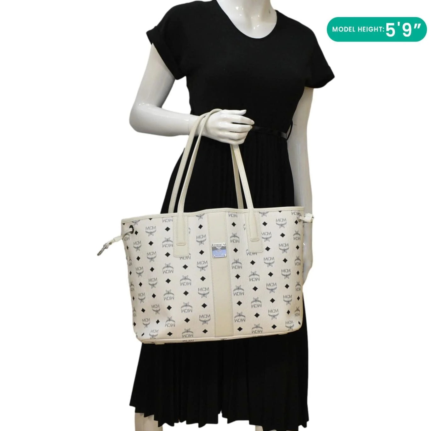 MCM Reversible Liz Medium Visetos Shopper 2