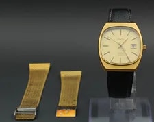 Omega — [N ] Omega de Ville Cal.1342 Gold 34mm Push Crown Qz U590 — Watch — resale