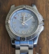 Breitling — Breitling A77388 Colt 33mm Swiss Made Missing Crown & 1 End Link — Watch — resale