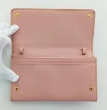 Prada Metal Chain Wallet From Japan 3