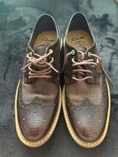 9.0US Extremely Vhtf Item Clarks England Brogue Oxfords Model Limited E 3