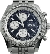 Breitling Bentley GT A13362 Black Automatic Excellent A7117 3