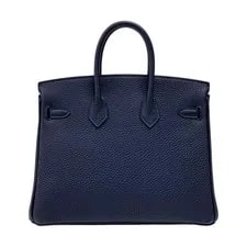 Hermes Birkin 25 W Stamp Nuit Hardware Dust #OK074 2