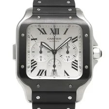 Cartier — Cartier Santos WSSA0017 ( 4183) 51.5mm Stainless Steel Silver #WW1686 — Watch — resale