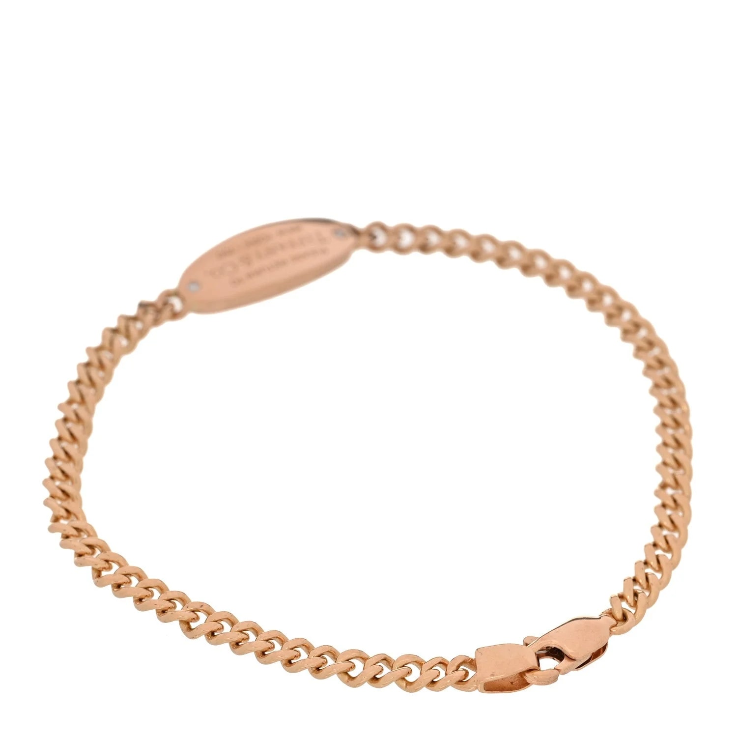 18K Rose Gold Return To Tiffany Oval ID 3
