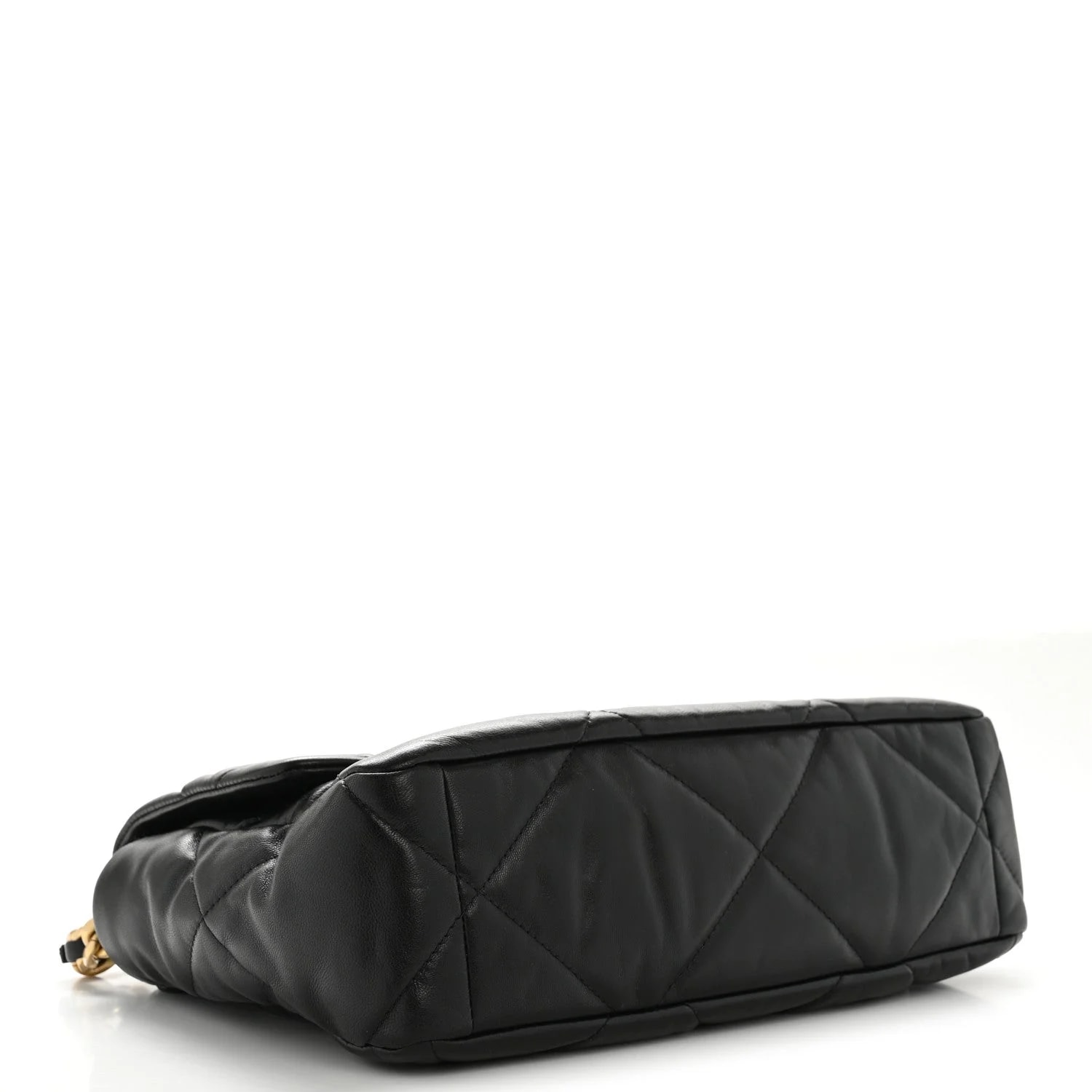 Shiny Large Chanel 19 Flap 4
