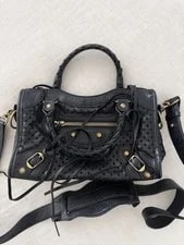 Balenciaga — Balenciaga Perforated Mini /City — Handbag — resale