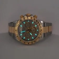 2018 Rolex Daytona Grey Index Yellow Gold/Steel 40mm 116523 Box/Papers/Tag 4