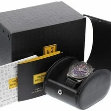 Breitling — Breitling Chronomat Black Steel MB0413 47mm SS Black Dial Automatic #C3978 — Watch — resale