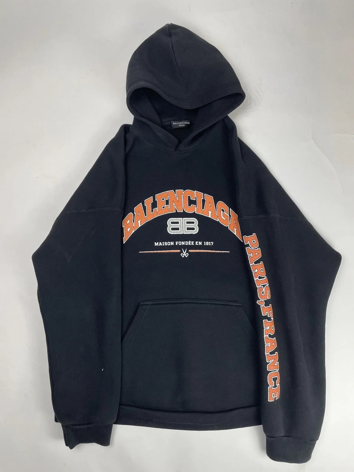 Balenciaga — Balenciaga Maison Fondée Hoodie — streetwear — resale