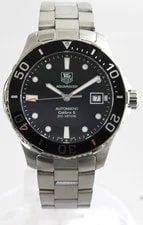 TAG Heuer Aquaracer WAN2110.BA0822 Black Automatic Calibre 5 Steel 2