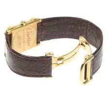 Cartier Tank Cintrée 22mm YG White #C1565 4