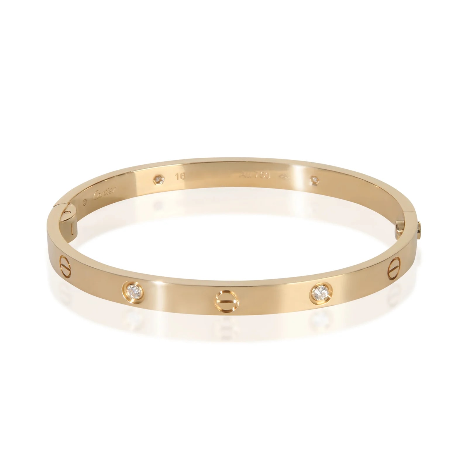 Cartier — Cartier Yellow Gold Medium Model Love Bracelet 18k — Jewelry — resale