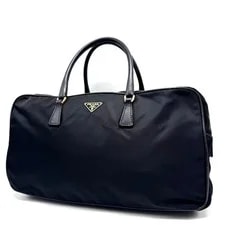 Prada — Prada Triangle Logo Boston — Handbag — resale