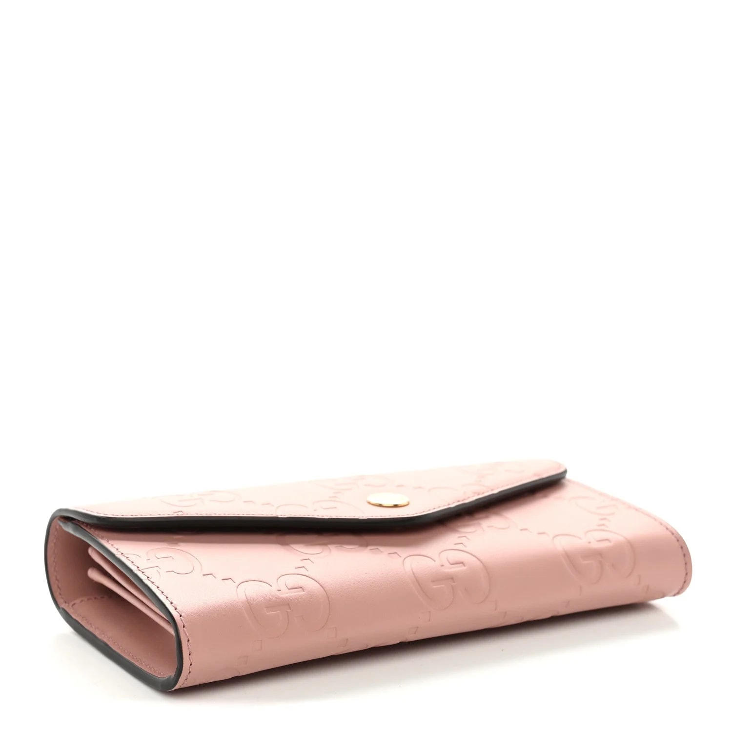 GG Embossed Continental Wallet Porcelain 4