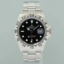 2011 Papers Rolex 16570 Black Steel 3186 Movement Explorer II 40mm 2