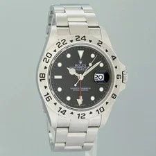 2011 Papers Rolex 16570 Black Steel 3186 Movement Explorer II 40mm 3