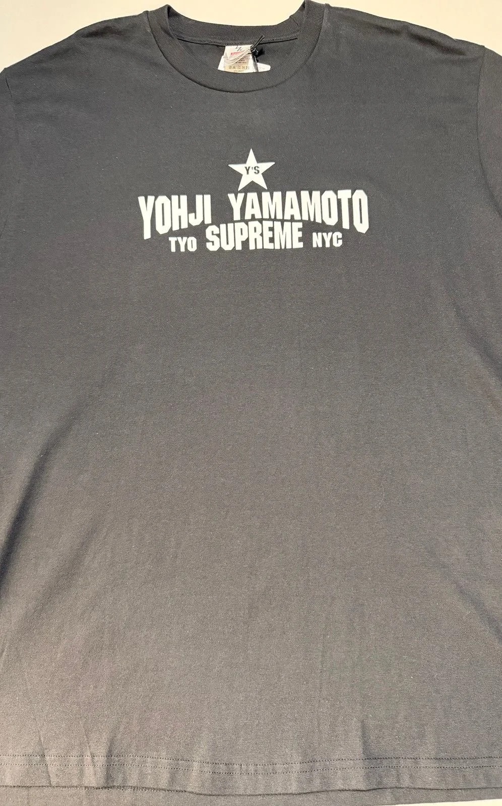 Supreme Y's By Yohji Yamamoto Star Tee — streetwear — resale