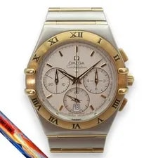 Omega — Omega Constellation Chronograph 37mm K18 SS Quartz AA Grade — Watch — resale