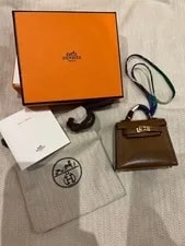 Hermes Kelly Charm Hardware Etoupe Accessories 2