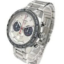 Tag Heuer Carrera Calibre Heuer 02 44mm SS White Dial Automatic #KN359 2