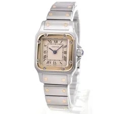 Cartier Santos Galve SM W20012C4 Stainless Steel/K18YG Quartz E#146496 2