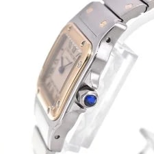Cartier Santos Galve SM W20012C4 Stainless Steel/K18YG Quartz E#146496 3