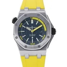 Audemars Piguet — Audemars Piguet Royal Oak Offshore Diver Yellow Blue Steel Rubber 42mm 15710ST — Watch — resale