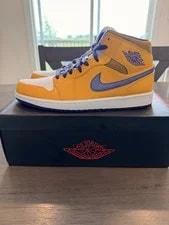 Jordan AIR 1 MID Lakers 4