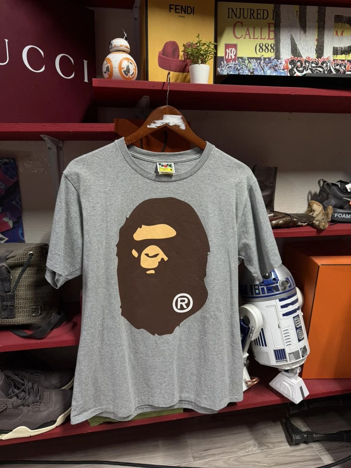BAPE — Bape Head T-Shirt A Bathing Ape Tee — streetwear — resale