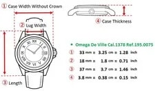Omega de Ville Cal.1378 Ref.195.0075 Gold Round Quartz 2