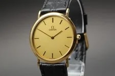 Omega de Ville Cal.1378 Ref.195.0075 Gold Round Quartz 3