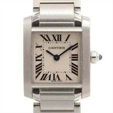Cartier — Cartier Tank Francaise SM W51008Q3 SS QZ Ivory-Face — Watch — deal