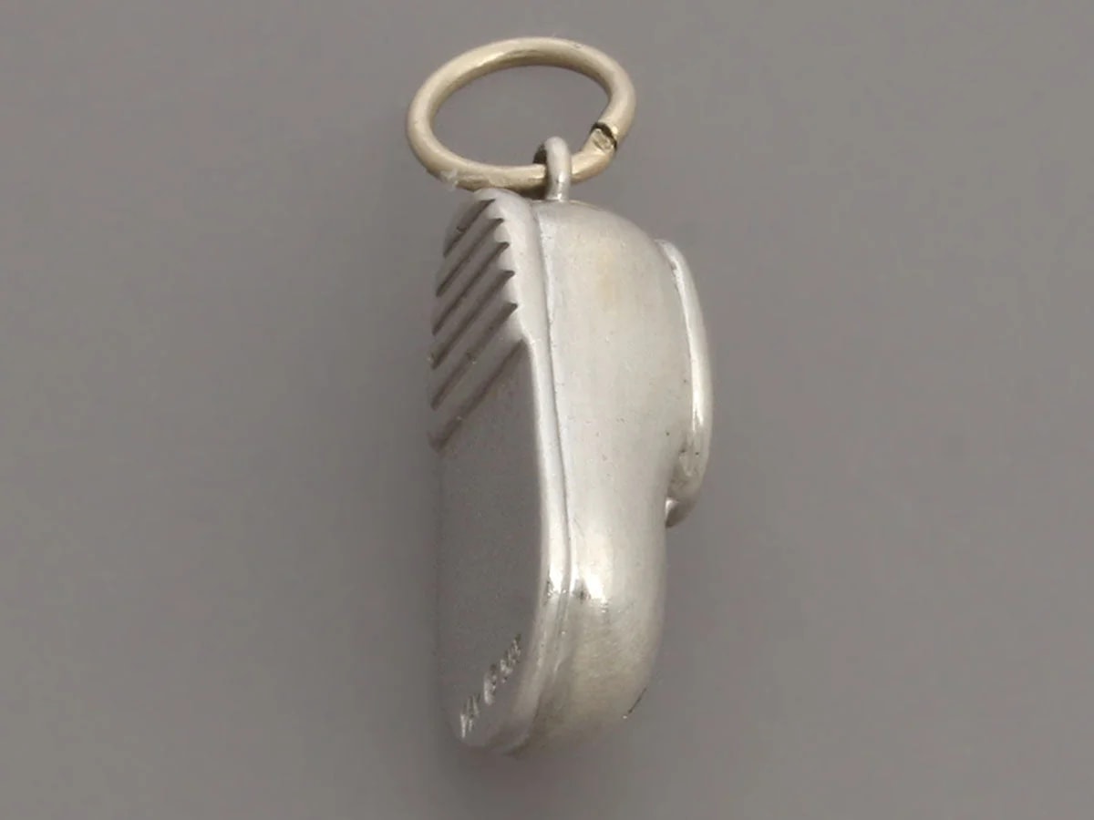 14K White Gold Baby Charm 3