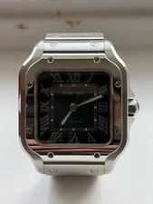Cartier Santos 35mm Medium Steel Green Dial WSSA0061 - 2026 3