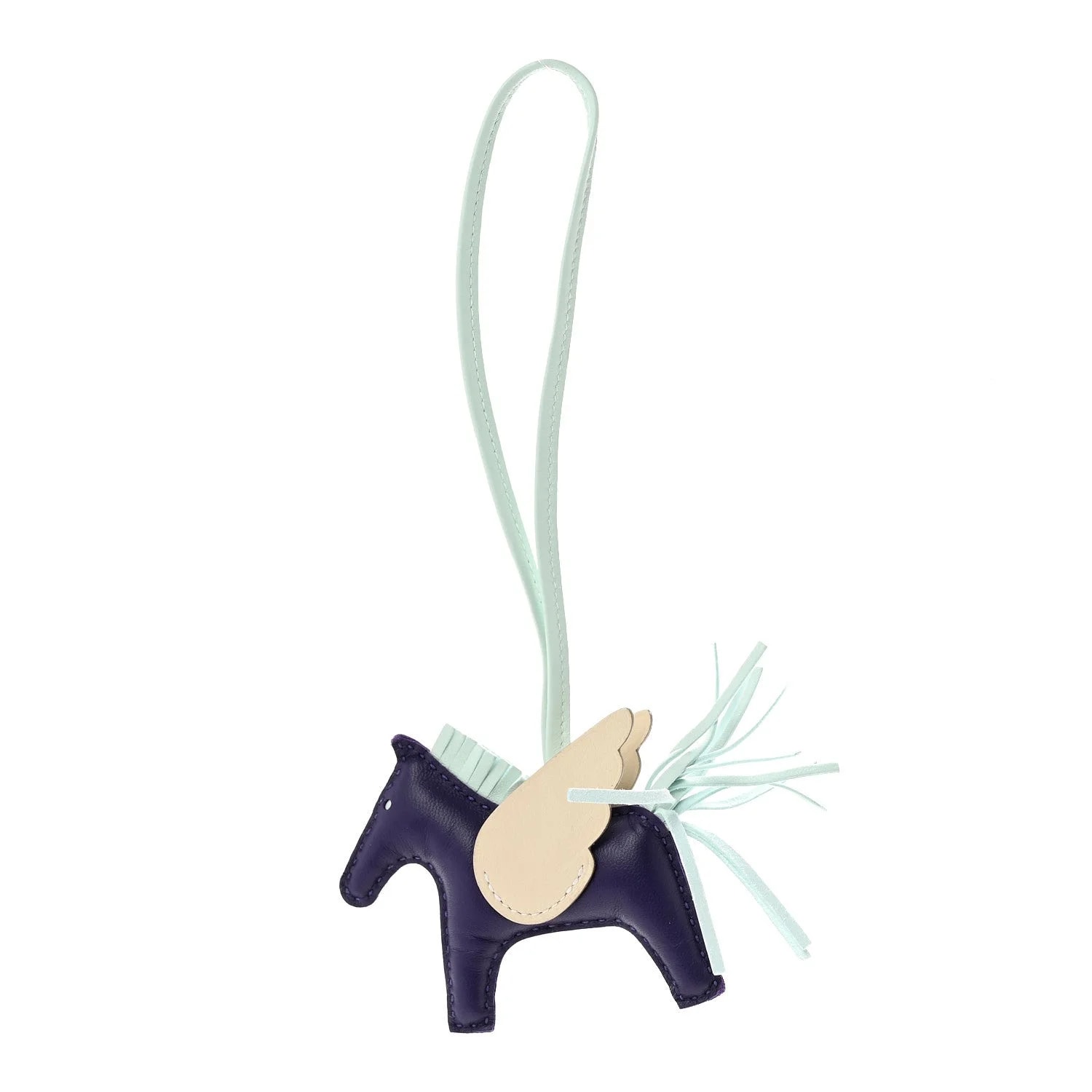 Hermès — Milo Grigri Rodeo Pegase Horse Bag Charm Peppermint Peppermint — Accessory — resale