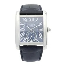 Cartier Tank MC Automatic WSTA0010 Stainless Steel Blue 2