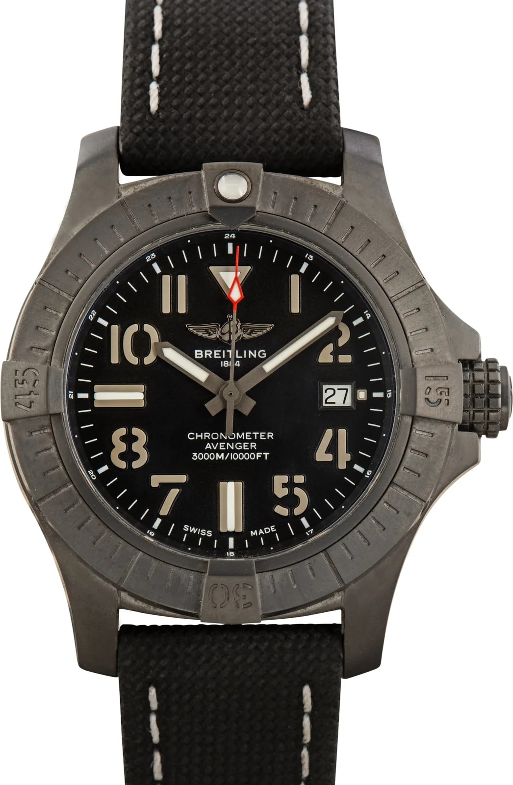 Breitling — Breitling Avenger Automatic 45 Seawolf Night Mission DLC Coated Titanium — Watch — resale