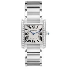Cartier Tank Francaise Midsize Steel Diamond W4TA0009 Card 2