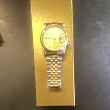 Rolex Datejust 36mm Two-Tone Jubilee Fluted Bezel Gold Dial Auto Date 2